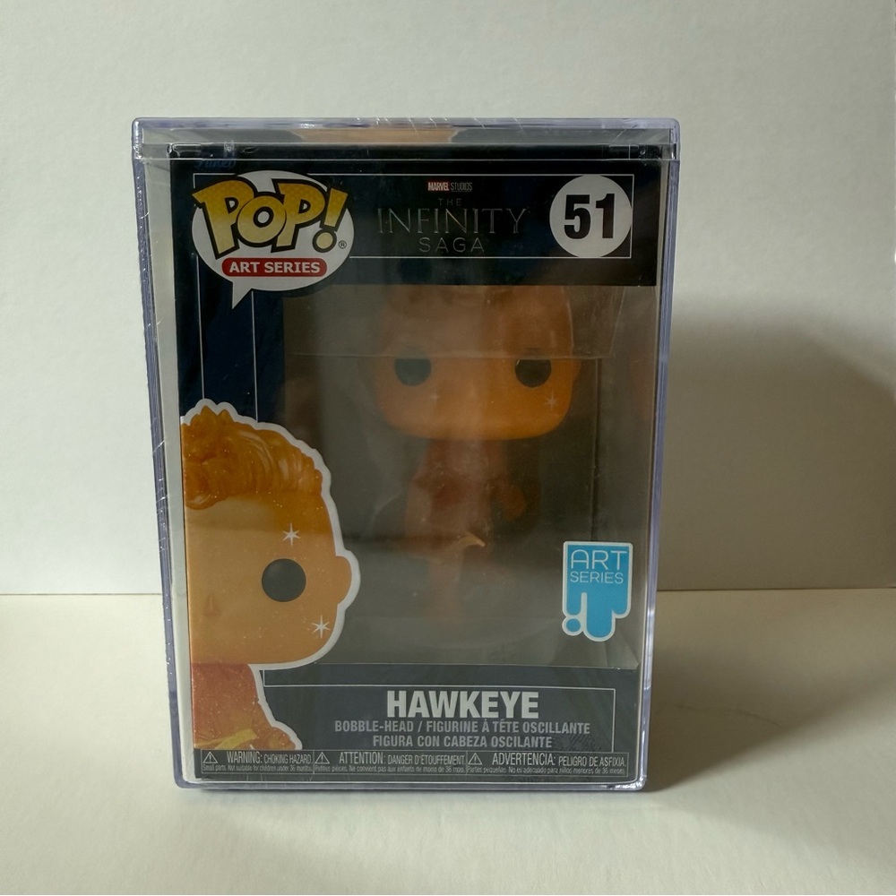 Funko Art Series Hawkeye Figure in Brown and Tan